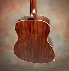 Langejans R-6 acoustic Baritone guitar rosewood back