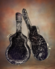 Langejans R-6 acoustic Baritone guitar case interior