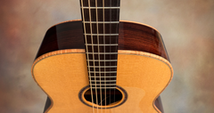 Langejans R-6 acoustic Baritone guitar ebony fretboard