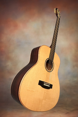 Langejans R-6 acoustic Baritone guitar glam shot