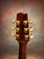 Langejans R-6 acoustic Baritone guitar gold Grover tuners
