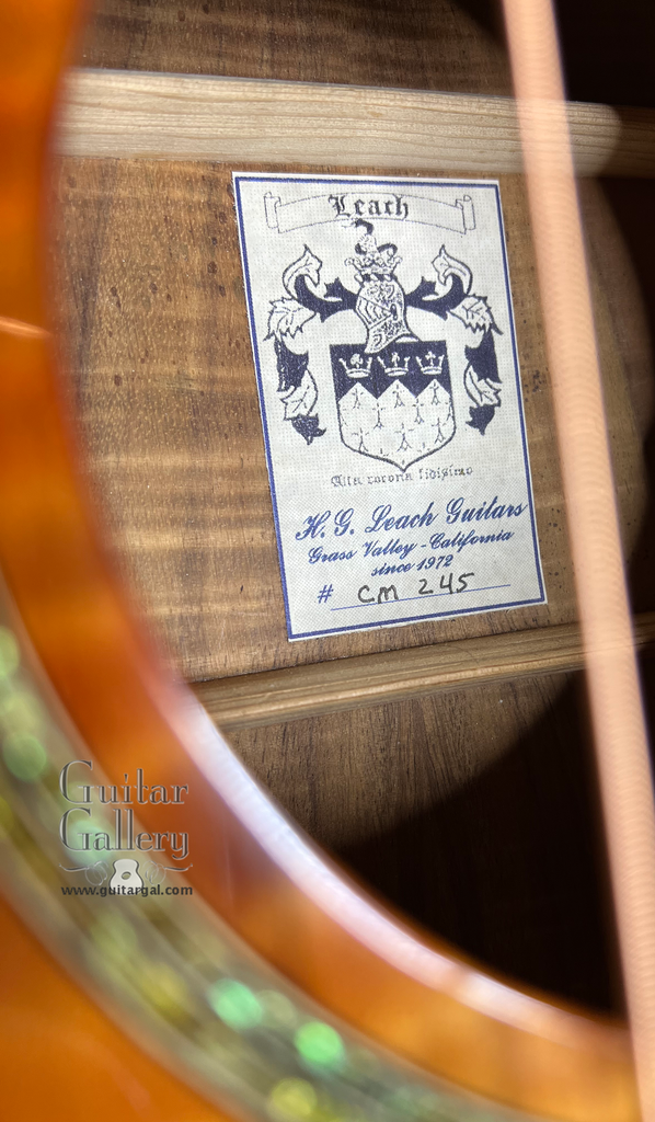Harvey Leach Cremona Koa Guitar #CM245 – Guitar Gallery Harvey Leach Cremona Koa Guitar #CM245 – Guitar Gallery