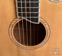 Lichty SJ Maple cutaway guitar maple rosette