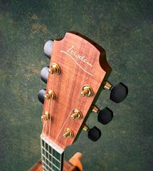 Lowden S-50 12 Fret All Koa guitar headstock