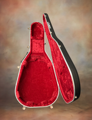 Lowden O23x custom Walnut guitar case interior