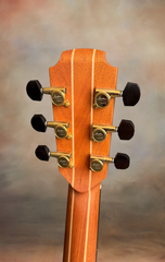 Lowden Pierre Bensusan 'Old Lady" guitar Gotoh 510 gold tuning machines with ebony buttons