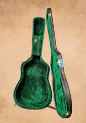 Marler Mahogany guitar case interior