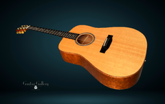 Marler Mahogany guitar glam shot top
