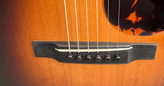 Martin 000-18 GE 1937 guitar ebony bridge with ebony bridge pins
