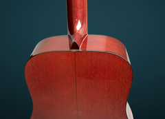 Martin D18 Auth 1937 guitar heel