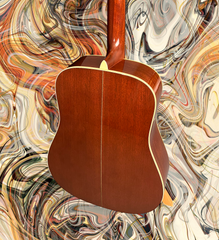 Jimmy Buffett Martin D-18JB Signature guitar fun shot back