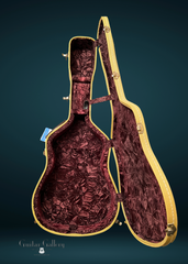 Jimmy Buffett Martin D-18JB Signature guitar case interior