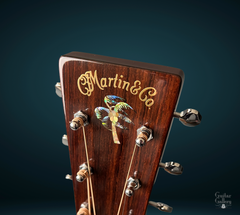 Jimmy Buffett Martin D-18JB Signature guitar headstock logo