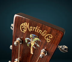 Jimmy Buffett Martin D-18JB Signature guitar palm tree headstock inlay