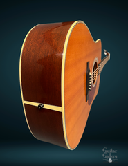 Jimmy Buffett Martin D-18JB Signature guitar end view