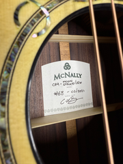 McNally OM Celtic guitar label