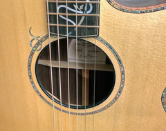 McNally OM Celtic guitar abalone rosette