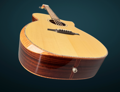 McNally OM Celtic guitar Bevel