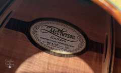 McPherson MG-4.5XP Acacia Guitar interior label