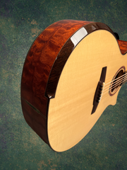 Michaud OM-R TREE Mahogany guitar top ergonomic bevel