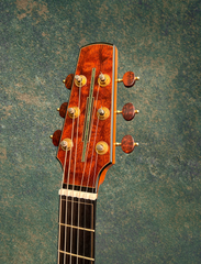 Michaud OM-R TREE Mahogany guitar headstock