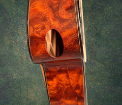 Michaud OM-R TREE Mahogany guitar side sound port