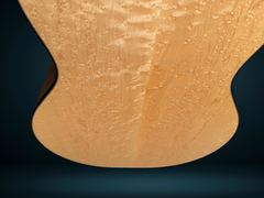 Olson SJ Birdseye Maple guitar low back