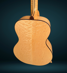 Olson SJ Birdseye Maple guitar back