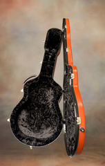 Olson SJ Birdseye Maple guitar case interior