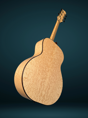 Olson SJ Birdseye Maple guitar glam shot back