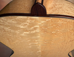 Olson SJ Birdseye Maple guitar heel