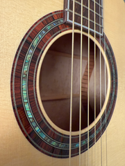 Olson SJ Birdseye Maple guitar with Brazilian rosewood and Abalone rosette