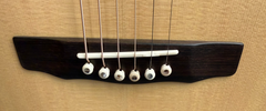 Olson Pink Ivory guitar with Brazilian rosewood bridge