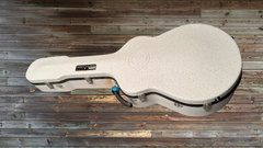 Olson Pink Ivory guitar custom Calton case