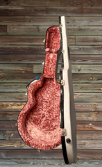 Olson Pink Ivory guitar case interior