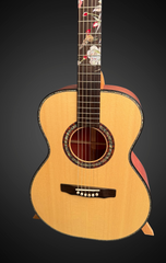 Olson Pink Ivory guitar with Alpine spruce top