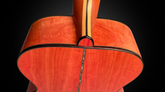Olson Pink Ivory guitar with Brazilian rosewood bindings