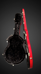 Olson SJ Koa guitar case interior