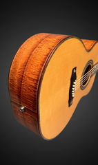 Olson SJ Koa guitar end jack