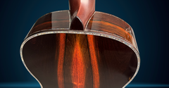Osthoff 000-12 fret Brazilian Rosewood "45" style guitar abalone inlay on back and sides and heel grafts