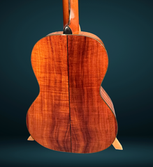 Osthoff 00-12 fret Koa guitar back