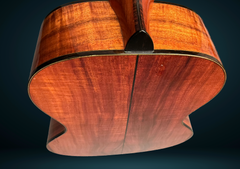 Osthoff 00-12 fret Koa guitar heel
