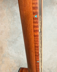 Osthoff OM Krazy Koa guitar fretboard side markers