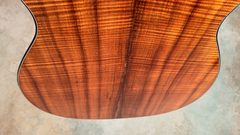 Osthoff OM Krazy Koa guitar low back