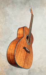 Osthoff OM Krazy Koa guitar glam shot
