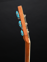 Osthoff OM Krazy Koa guitar with koa fretboard binding