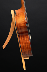Osthoff OM Krazy Koa guitar side