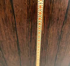 Osthoff Size 1 Brazilian rosewood guitar multicolor back strip