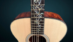 Osthoff the TREE Mahogany OM guitar with "45" style inlays