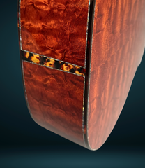 Osthoff the TREE Mahogany OM guitar tortoise end graft